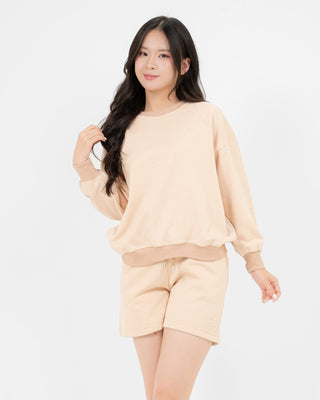 Áo Nỉ Nữ Dáng Rộng