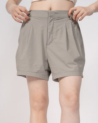 Quần Short Nữ Xếp Ly Co Giãn