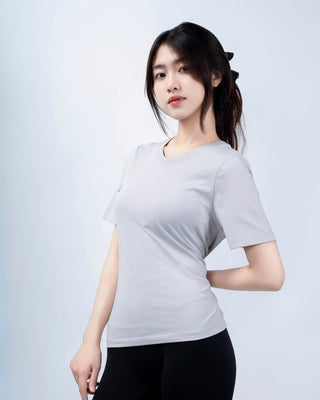 Áo Thun Nữ Co Giãn Dáng Regular