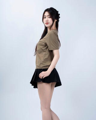 Áo Thun Nữ Co Giãn Dáng Regular