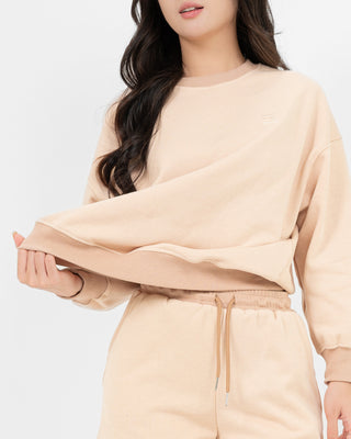 Áo Nỉ Nữ Dáng Rộng