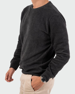 Áo sweatshirt vải CVC mặt mịn Peach-touch