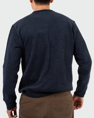 Áo sweatshirt vải CVC mặt mịn Peach-touch