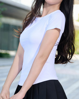 Áo Thun Nữ Vạt Bầu Siêu Co Giãn