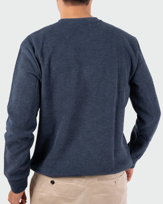 Áo sweatshirt vải CVC mặt mịn Peach-touch