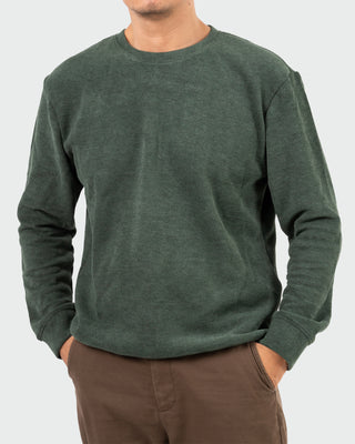 Áo sweatshirt vải CVC mặt mịn Peach-touch