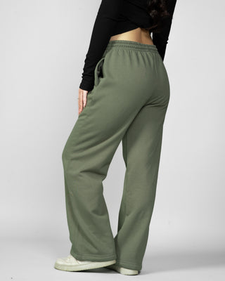 Quần Nỉ Nữ Dáng Rộng Vải Nỉ Bông