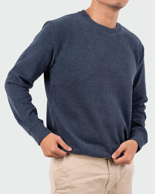 Áo sweatshirt vải CVC mặt mịn Peach-touch