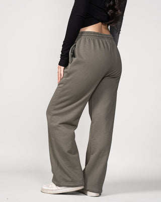 Quần Nỉ Nữ Dáng Rộng Vải Nỉ Bông