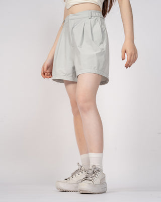 Quần Short Nữ Xếp Ly Co Giãn
