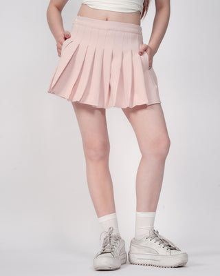 Chân Váy Nữ Xếp Ly Co Giãn