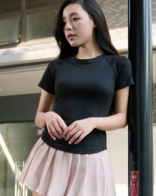 Áo Thun Nữ Vạt Bầu Siêu Co Giãn