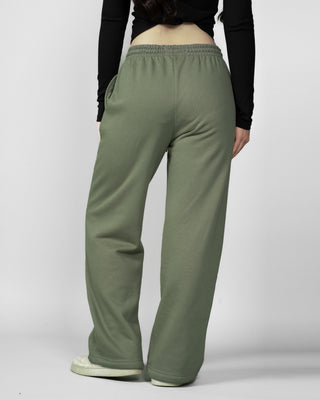 Quần Nỉ Nữ Dáng Rộng Vải Nỉ Bông