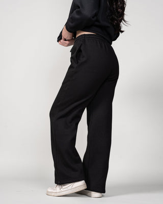 Quần Nỉ Nữ Dáng Rộng Vải Nỉ Bông