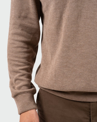 Áo sweatshirt vải CVC mặt mịn Peach-touch