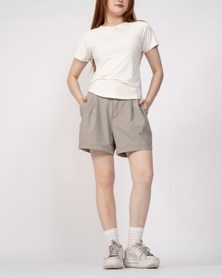 Quần Short Nữ Xếp Ly Co Giãn