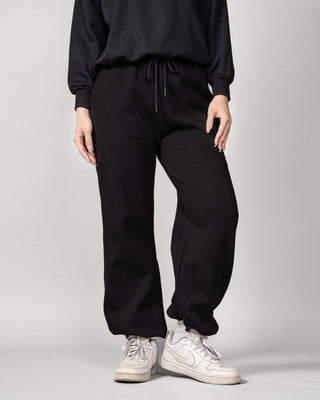 Quần Nỉ Nữ Dáng Rộng Vải Nỉ Bông