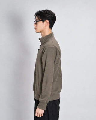 Áo Dài Tay Nam Cổ Kéo Khoá