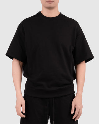 Set Áo Nỉ Nam Ngắn Tay + Quần Short Nỉ Nam