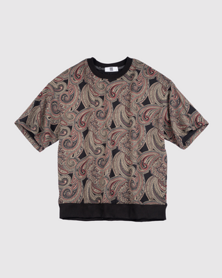 Áo Nỉ Nam Ngắn Tay Dáng Semi-Wide