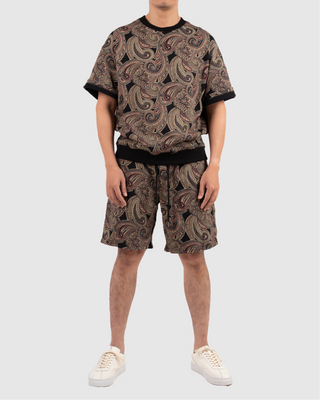 Áo Nỉ Nam Ngắn Tay Dáng Semi-Wide