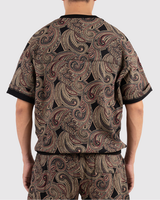 Áo Nỉ Nam Ngắn Tay Dáng Semi-Wide