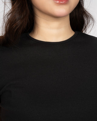 Áo Thun Tăm Nữ Rib Knit