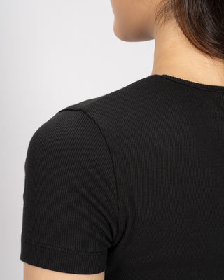 Áo Thun Tăm Nữ Rib Knit