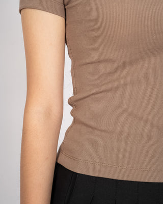 Áo Thun Tăm Nữ Rib Knit