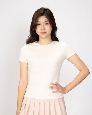 Áo Thun Tăm Nữ Rib Knit