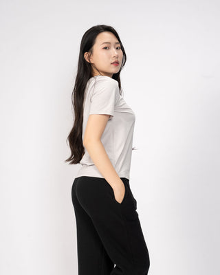 Áo Thun Nữ Co Giãn Dáng Regular