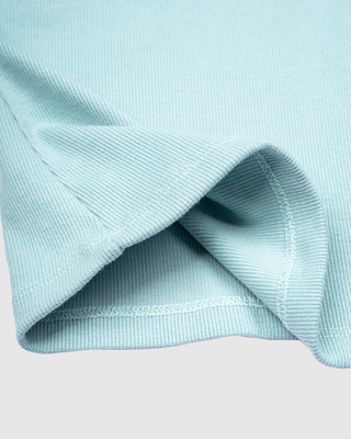 Áo Thun Tăm Nữ Dài Tay Co Giãn Cổ Tròn