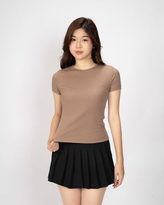 Áo Thun Tăm Nữ Rib Knit