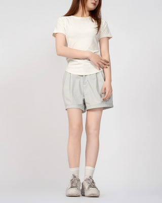 Quần Short Nữ Xếp Ly Co Giãn