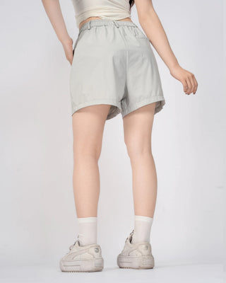 Quần Short Nữ Xếp Ly Co Giãn