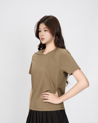 Áo Thun Nữ Co Giãn Dáng Regular