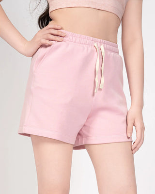 Quần Short Nỉ Nữ Vải Modal Interlock