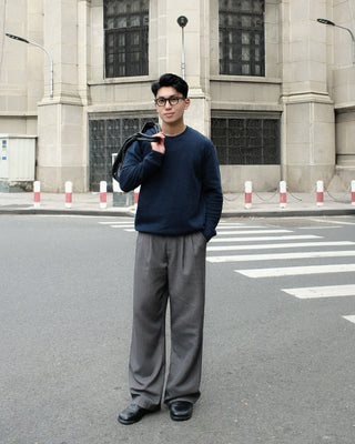 Áo sweatshirt vải CVC mặt mịn Peach-touch