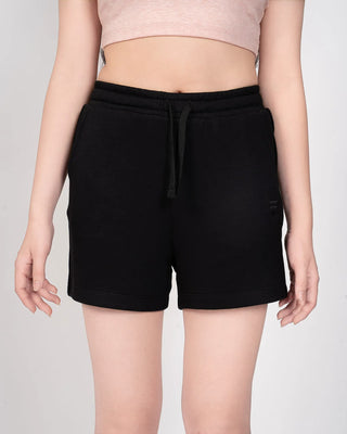 Quần Short Nỉ Nữ Vải Modal Interlock
