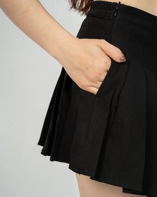 Chân Váy Nữ Xếp Ly Co Giãn