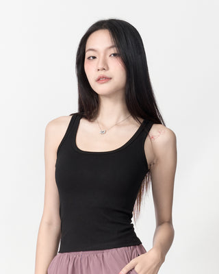 Áo Ba Lỗ Nữ Thun Tăm Rib Knit