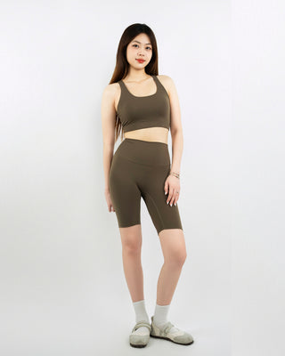 Set Áo Bra Nữ + Legging Ngắn Thể Thao