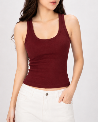 Áo Ba Lỗ Nữ Thun Tăm Rib Knit